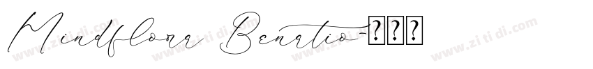 Mindflora Benatio字体转换